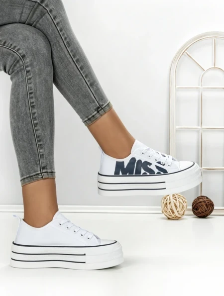 Tenisi Dama 810-4B WHITE-NAVY | RED JIN