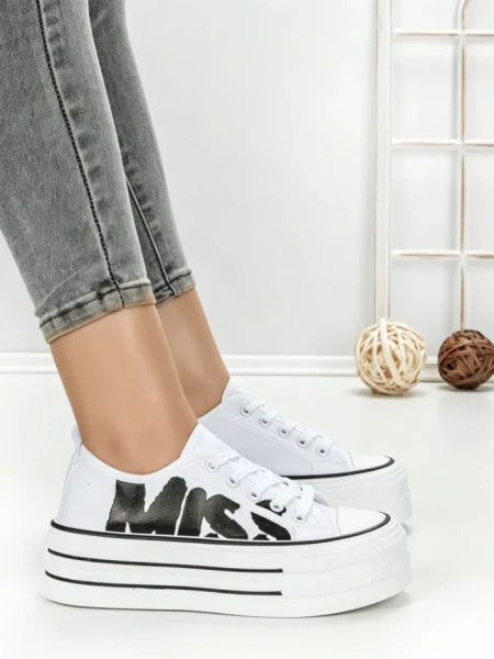 Tenisi Dama 810-4E WHITE-BLACK | RED JIN