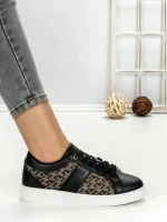 Sneakers Dama 815-4A BLACK | RED JIN