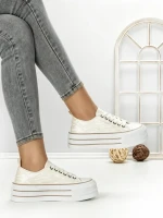 Tenisi Dama 889-4B BEIGE | RED JIN
