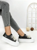 Sneakers Dama 812-4A BLACK | RED JIN