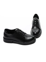 Pantofi Casual Dama din piele naturala 3218Q03 BLACK | FORMAZIONE