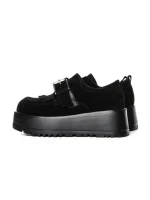 Pantofi Casual Dama din piele naturala 5005 BLACK | ADVANCER