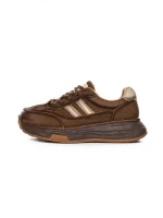 Pantofi Sport Dama din piele naturala A7068 BROWN | ADVANCER