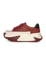 Pantofi Sport Dama din piele naturala KM9071-2 RED | ADVANCER