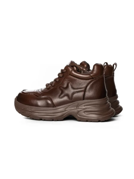 Ghete Dama din piele naturala 10781 BROWN | ADVANCER