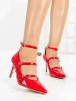 Pantofi Stiletto 77-548 RED | CM