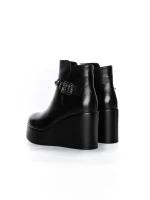 Ghete Dama cu Platforma K151-255 BLACK | ADVANCER