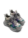 Pantofi Sport Dama din piele naturala HY6322 LIGHT GREEN-PURPLE | ADVANCER