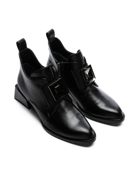 Ghete Dama din piele naturala 23-1987-1 BLACK | ADVANCER