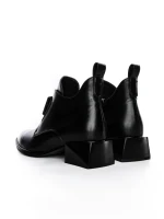 Ghete Dama din piele naturala 23-1987-1 BLACK | ADVANCER