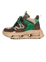 Pantofi Sport Dama din piele naturala H36839 BROWN-APRICOT | ADVANCER