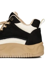 Pantofi Sport Dama din piele naturala 77038 BLACK | ADVANCER