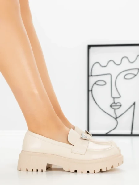 Pantofi Casual Dama 23009 BEIGE | CM