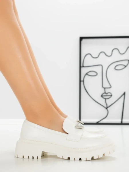 Pantofi Casual Dama 23009 WHITE | CM