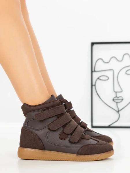 Ghete de primavara-toamna KX011-F BROWN | CM