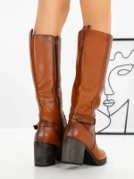 Cizme Dama cu Toc 5300 CAMEL | SEASOND