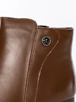 Ghete Dama din piele naturala 8858 BROWN | ADVANCER