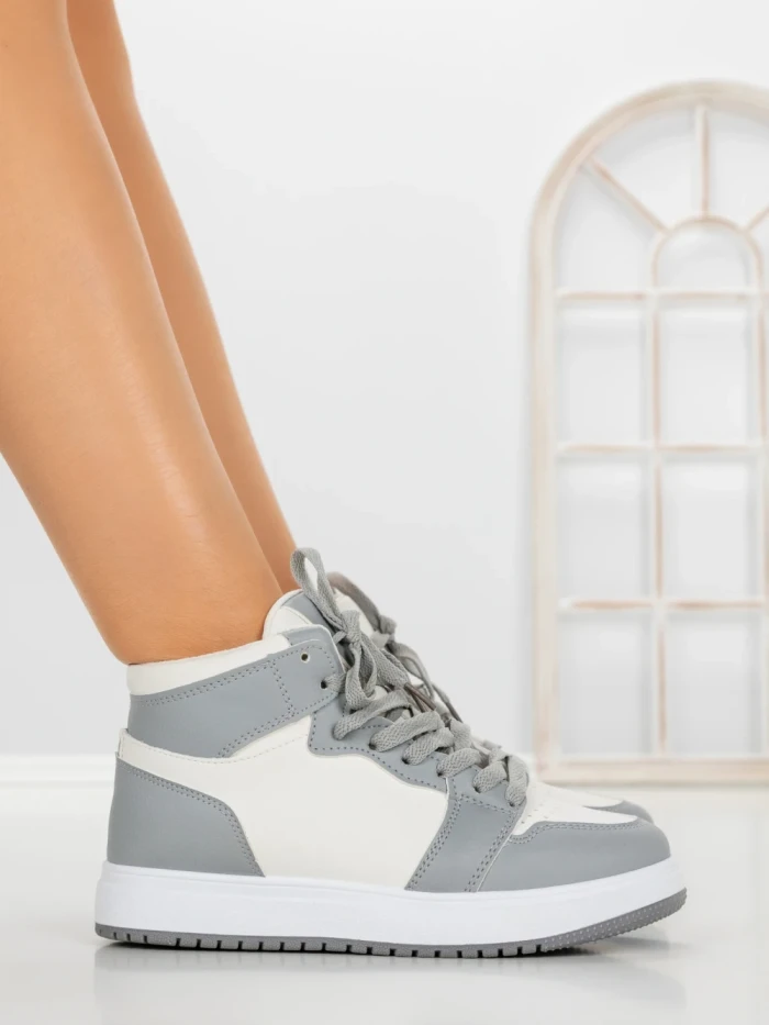 Sneakers Dama F005 WHITE-GREY | COSTA SOL