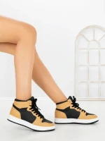 Sneakers Dama F005 YELLOW-BLACK | COSTA SOL