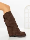 Cizme Dama cu talpa joasa 52279 BROWN | GALLEVANI
