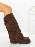 Cizme Dama cu talpa joasa 52279 BROWN | GALLEVANI