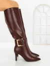 Cizme Dama cu Toc 1178 WINE | SEASOND