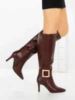 Cizme Dama cu Toc 1178 WINE | SEASOND
