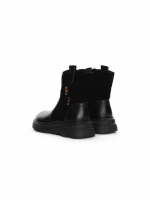 Ghete Dama din piele naturala 99312 BLACK | ADVANCER