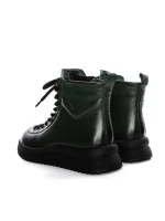Ghete Dama din piele naturala 50258-2 GREEN | ADVANCER