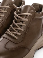 Ghete Dama din piele naturala 80721 KHAKI | ADVANCER