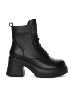 Ghete Dama din piele naturala M5307 BLACK | ADVANCER