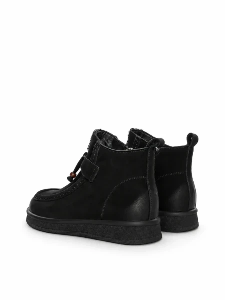 Ghete Dama din piele naturala 5782 BLACK | ADVANCER