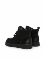 Ghete Dama din piele naturala 5782 BLACK | ADVANCER