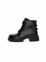 Ghete Dama din piele naturala M5808-2 BLACK | ADVANCER
