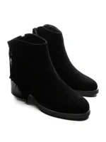 Ghete Dama din piele naturala 963-5 BLACK | ADVANCER