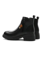 Ghete Dama din piele naturala 25808 BLACK | ADVANCER