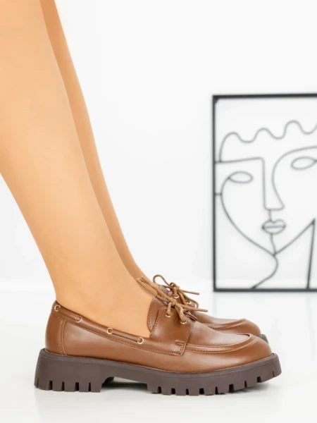 Pantofi Casual Dama YU5598-6 CAMEL | BELLICY