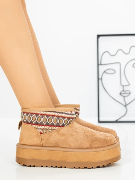 Ghete UG Dama L-392 CAMEL | BELLICY