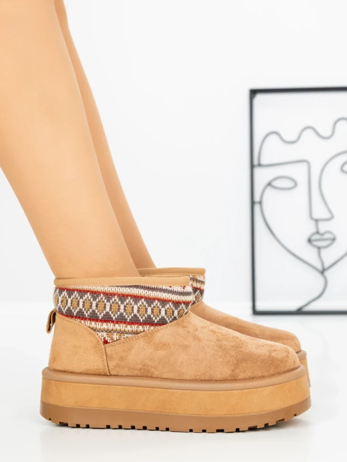 Ghete UG Dama L-392 CAMEL | BELLICY