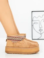 Ghete UG Dama L-392 CAMEL | BELLICY