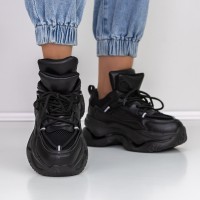 Pantofi cu Toc gros TY6 Black (M19) Reina