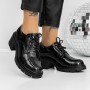 Pantofi Casual Dama 3BQ19 Negru | Reina