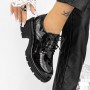 Pantofi Casual Dama 3BQ19 Negru | Reina