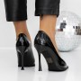 Pantofi Stiletto 3DC39 Negru | Reina