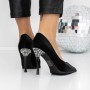 Pantofi Stiletto 3DC27 Negru | Reina