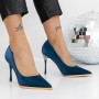 Pantofi Stiletto 3DC27 Albastru | Reina