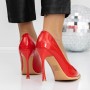 Pantofi Stiletto 3DC39 Rosu | Reina