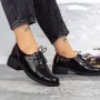 Pantofi Casual Dama 191018-1 Negru-Rosu (L20) Reina