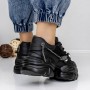 Pantofi Sport Dama 3WL138 Negru | Reina